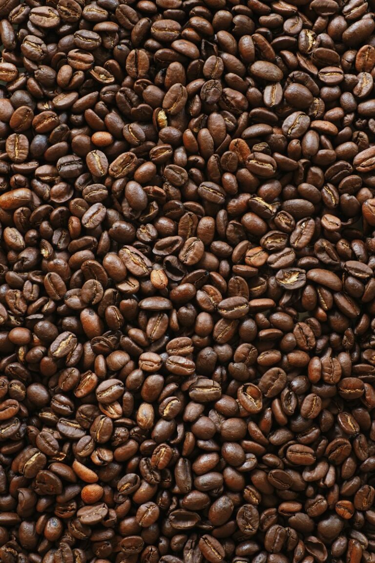 Grains de café torréfiés